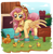 Size: 1940x2000 | Tagged: safe, artist:ariamidnighters, fluttershy, bird, chicken, pegasus, pony, tabun art-battle, g4, boots, bow, braid, chicken coop, collar, color pencil, colored pencil drawing, cottagecore, cute, cyrillic, daaaaaaaaaaaw, female, fence, floppy ears, flower hat, hat, heart, heart eyes, hen, looking at something, looking down, mare, one wing out, outdoors, pencil, pencil case, raised hoof, russian, shirtless shirt collar, shoes, shyabetes, sign, smiling, solo, spread wings, standing, tabun art-battle cover, tail bow, three quarter view, translated in the description, wholesome, wingding eyes, wings