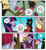 Size: 1412x1519 | Tagged: safe, artist:nekoshiei, editor:anonycat, seven seas, big macintosh, pinkie pie, twilight sparkle, alicorn, earth pony, pony, g4, my little pony: the manga, my little pony: the manga - a day in the life of equestria vol. 2, basket, colored, comic, cropped, execution, female, guillotine, male, mare, pinkie being pinkie, stallion, twilight sparkle (alicorn)