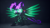 Size: 3840x2160 | Tagged: safe, artist:phoenixtm, oc, oc:phoenix stardash, cyborg, dracony, dragon, hybrid, pony, 3d, battle stance, glowing, high res, minigun, spread wings, unreal engine, visor, weapon, wings