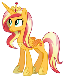 Size: 1024x1221 | Tagged: safe, artist:emeraldblast63, sunset shimmer, alicorn, pony, g4, alicornified, female, race swap, shimmercorn, simple background, solo, transparent background