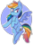 Size: 740x996 | Tagged: safe, artist:cosmic-pincel, rainbow dash, pegasus, pony, g4, abstract background, backwards cutie mark, circle background, female, looking at you, mare, no pupils, simple background, solo, starry eyes, transparent background, wingding eyes