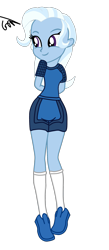 Size: 917x2100 | Tagged: safe, artist:gmaplay, trixie, equestria girls, g4, spoiler:comic, arm behind back, female, simple background, solo, transparent background, vector