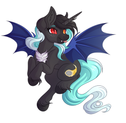Size: 2544x2493 | Tagged: safe, artist:amazing-artsong, oc, oc only, oc:mythic star, alicorn, bat pony, bat pony alicorn, pony, bat wings, female, high res, horn, mare, simple background, solo, tongue out, transparent background, wings