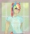 Size: 1037x1166 | Tagged: safe, alternate version, artist:gio.xolotl, rainbow dash, human, g4, clothes, eared humanization, female, humanized, solo