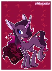 Size: 3015x4096 | Tagged: safe, artist:pichugender, oleander (tfh), pony, unicorn, them's fightin' herds, book, community related, female, solo, unicornomicon