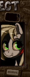 Size: 336x864 | Tagged: safe, artist:zettaidullahan, oc, oc:aurora pinfeathers, fallout equestria, fallout equestria: renewal, character select, female, green eyes, mare, metal slug, pixel art, select your character
