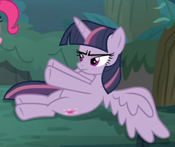 Size: 778x652 | Tagged: safe, screencap, mean twilight sparkle, pony, g4, the mean 6, cropped, female, solo, spread wings, wings