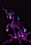 Size: 1240x1754 | Tagged: safe, artist:psaxophone, twilight sparkle, alicorn, pony, g4, black background, bone, female, neon, simple background, skeleton, solo, twilight sparkle (alicorn)