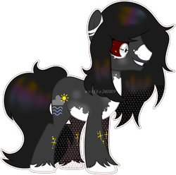 Size: 2967x2945 | Tagged: safe, artist:wetfho, oc, oc only, unnamed oc, earth pony, pony, colored nose, colored sclera, grin, high res, male, obtrusive watermark, simple background, smiling, solo, stallion, transparent background, unshorn fetlocks, watermark