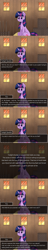 Size: 800x4200 | Tagged: safe, artist:vavacung, twilight sparkle, pony, unicorn, series:an unexpected love life of little changeling, g4, comic, female