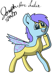 Size: 3333x4513 | Tagged: safe, artist:solder point, oc, oc only, pony, cel shading, commission, cute, digital art, happy, looking at you, request, shading, signature, simple background, smiling, solo, transparent background