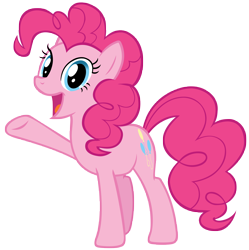 Size: 8814x8847 | Tagged: safe, artist:andoanimalia, pinkie pie, earth pony, pony, g4, magic duel, simple background, transparent background, vector
