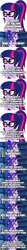 Size: 500x4550 | Tagged: safe, artist:thebarsection, edit, edited screencap, editor:lord you know who, screencap, starlight glimmer, twilight sparkle, equestria girls, g4, atop the fourth wall, comic, coronavirus, covid-19, fanfic art, linkara, screencap comic