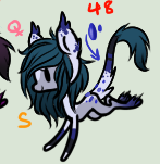 Size: 147x151 | Tagged: safe, artist:glitterring, oc, oc only, earth pony, pony, chibi, earth pony oc, female, hoof fluff, leonine tail, mare, offscreen character, simple background