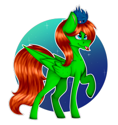 Size: 2960x3132 | Tagged: safe, artist:chazmazda, oc, oc only, pegasus, pony, spider, concave belly, high res, highlights, hooves, hooves up, large wings, lighting, pet, shade, slender, solo, tail, thin, tongue out, wings