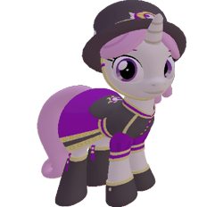 Size: 776x720 | Tagged: safe, artist:topsangtheman, twinkleshine, pony, unicorn, g4, 3d, clothes, female, hat, looking at you, simple background, solo, source filmmaker, transparent background, uniform