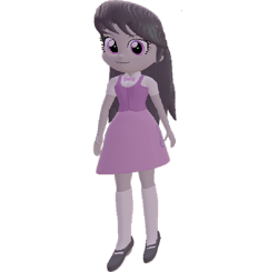 Size: 736x720 | Tagged: safe, artist:topsangtheman, octavia melody, equestria girls, g4, 3d, female, looking at you, simple background, solo, source filmmaker, transparent background
