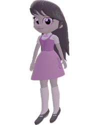 Size: 570x720 | Tagged: safe, artist:topsangtheman, octavia melody, equestria girls, g4, 3d, female, looking at you, simple background, solo, source filmmaker, transparent background