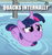 Size: 544x576 | Tagged: safe, edit, edited screencap, screencap, twilight sparkle, alicorn, pony, deep tissue memories, g4, my little pony: friendship is forever, behaving like a duck, c:, caption, cropped, cute, female, folded wings, image macro, lidded eyes, looking up, mare, meme, pegaduck, smiling, solo, swimming, text, twiabetes, twilight duckle, twilight sparkle (alicorn), water, wings, x internally