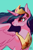 Size: 600x900 | Tagged: safe, artist:rendoas, twilight sparkle, alicorn, pony, g4, my little pony: friendship is magic, the last problem, blue background, crown, female, jewelry, older, older twilight, older twilight sparkle (alicorn), peytral, princess twilight 2.0, profile, regalia, simple background, solo, twilight sparkle (alicorn)