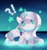 Size: 500x537 | Tagged: safe, artist:loyaldis, princess silver swirl, g2, g4, chibi, g2 to g4, generation leap, stars, unshorn fetlocks