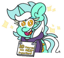Size: 1048x953 | Tagged: safe, artist:threetwotwo32232, lyra heartstrings, pony, unicorn, g4, animated, clothes, colored eyelashes, female, gif, hoodie, looking at you, mare, simple background, solo, transparent background