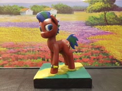 Size: 4016x3008 | Tagged: safe, artist:lef-fa, oc, oc only, oc:jerlypass, earth pony, pony, craft, irl, male, photo, sculpture, solo, stallion