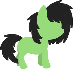 Size: 655x614 | Tagged: safe, artist:craftycirclepony, derpibooru exclusive, oc, oc only, oc:filly anon, earth pony, pony, female, filly, minimalist, modern art, simple background, solo, transparent background