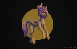 Size: 700x450 | Tagged: safe, bat pony, pony, vampire, black background, dark, fangs, purple, simple background, solo, wings