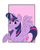 Size: 635x794 | Tagged: safe, artist:loudcatmakesnoises, twilight sparkle, alicorn, pony, g4, female, mare, raised hoof, signature, simple background, smiling, solo, twilight sparkle (alicorn), white background