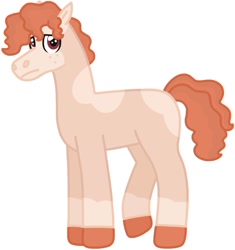 Size: 1284x1364 | Tagged: safe, artist:kindheart525, oc, oc only, oc:red delicious, earth pony, pony, auraverse, offspring, parent:big macintosh, parent:cherry jubilee, parents:cherrymac