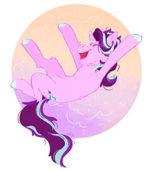 Size: 900x1040 | Tagged: safe, artist:kittycoot, starlight glimmer, pony, unicorn, g4, female, jumping, solo