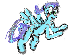 Size: 3049x2381 | Tagged: safe, artist:homeshine, oc, oc only, oc:homeshine, pegasus, pony, female, glasses, high res, pegasus oc, simple background, solo, traditional art, wings