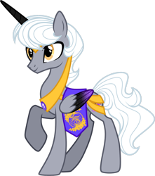 Size: 1280x1445 | Tagged: safe, artist:helenosprime, oc, oc only, oc:villow, alicorn, pony, alicorn oc, clothes, horn, male, raised hoof, simple background, slender, solo, stallion, thin, transparent background, wings