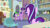 Size: 1920x1080 | Tagged: safe, screencap, spike, starlight glimmer, twilight sparkle, alicorn, dragon, pony, unicorn, a horse shoe-in, g4, my little pony: friendship is magic, book, bookshelf, female, male, mare, starlight's office, twilight sparkle (alicorn), winged spike, wings