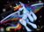 Size: 7000x5000 | Tagged: safe, artist:martazap3, rainbow dash, pegasus, pony, g4, female, rainbow, solo, wings, zoom layer