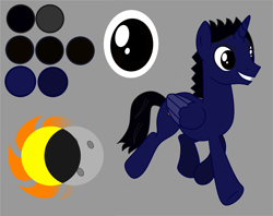 Size: 3483x2757 | Tagged: safe, artist:isrrael120, oc, oc only, oc:astral shine, alicorn, pony, alicorn oc, base used, gray background, high res, horn, male, ponysona, reference sheet, simple background, solo, stallion, wings