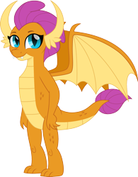 Size: 1245x1600 | Tagged: safe, artist:cloudy glow, part of a set, smolder, dragon, cloudyglowverse, g4, the last problem, alternate universe, cute, dragoness, female, movie accurate, older, older smolder, simple background, smiling, smolderbetes, solo, transparent background