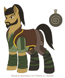 Size: 1460x1740 | Tagged: safe, artist:pyrus-leonidas, earth pony, pony, series:mortal kombat:defenders of equestria, bo' rai cho, mortal kombat, mortal kombat x, ponified, simple background, solo, transparent background