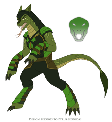 Size: 2069x2255 | Tagged: safe, artist:pyrus-leonidas, reptile, saurian, anthro, series:mortal kombat:defenders of equestria, claws, high res, long tongue, mortal kombat, mortal kombat x, reptile (mortal kombat), simple background, solo, tongue out, transparent background, zaterran