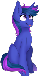 Size: 1024x1981 | Tagged: safe, artist:stuffimadeonpaint, oc, oc only, oc:flashpoint, pony, unicorn, simple background, solo, tongue out, transparent background