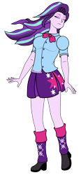 Size: 680x1470 | Tagged: safe, artist:3lknown0, starlight glimmer, equestria girls, g4, boots, clothes swap, female, high heel boots, shoes, simple background, solo, transparent background