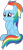 Size: 2725x5943 | Tagged: safe, artist:orbitalxd, rainbow dash, pegasus, pony, deep tissue memories, g4, my little pony: friendship is forever, crying, duckface, female, love, simple background, solo, spa pony rainbow dash, transparent background, vector