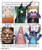 Size: 576x688 | Tagged: safe, artist:quas-von-ue, queen chrysalis, changeling, changeling queen, human, starfish, anthro, g4, aang, anthro with ponies, avatar the last airbender, bust, buwaro elexion, creepy, crossover, disney, doctor who, drool, face of boe, female, glowing eyes, glowing horn, horn, lidded eyes, lilo and stitch, male, open mouth, patrick star, pet rock, sharp teeth, six fanarts, slightly damned, smiling, spongebob squarepants, stitch, teeth, the face of boe