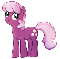 Size: 641x628 | Tagged: safe, artist:tsurime, cheerilee, earth pony, pony, g4, cheeribetes, cute, female, mare, simple background, solo, white background