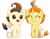 Size: 920x726 | Tagged: safe, artist:tsurime, pound cake, pumpkin cake, pegasus, pony, unicorn, g4, baby, baby pony, cake twins, colt, cute, duo, eyes closed, female, filly, happy, male, open mouth, poundabetes, pumpkinbetes, siblings, simple background, smiling, twins, white background