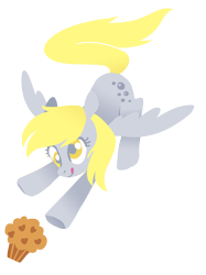 Size: 1280x1707 | Tagged: safe, artist:tsurime, derpy hooves, pegasus, pony, g4, cute, derpabetes, female, flying, food, licking, licking lips, mare, muffin, simple background, solo, spread wings, that pony sure does love muffins, tongue out, transparent background, wings