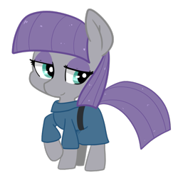 Size: 673x665 | Tagged: safe, artist:pegacornss, maud pie, earth pony, pony, g4, cute, female, mare, maudabetes, simple background, smiling, solo, transparent background, when she smiles