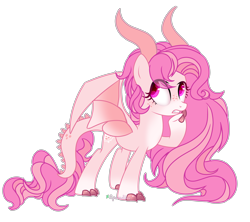 Size: 4780x4240 | Tagged: safe, artist:2pandita, oc, oc only, dracony, dragon, hybrid, pony, absurd resolution, female, simple background, solo, transparent background