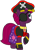 Size: 746x1058 | Tagged: safe, artist:徐詩珮, fizzlepop berrytwist, tempest shadow, pony, unicorn, series:sprglitemplight diary, series:sprglitemplight life jacket days, series:springshadowdrops diary, series:springshadowdrops life jacket days, g4, alternate universe, base used, clothes, cute, eyepatch, marshall (paw patrol), paw patrol, pirate, sea patrol (paw patrol), simple background, transparent background